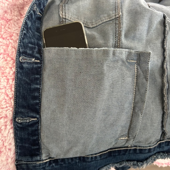 Rock & Roll Cow Girl, Lace Up Back Denim Jacket, sz L - NWOT - Picture 11 of 14